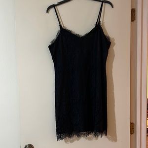 Black tight lacy dress